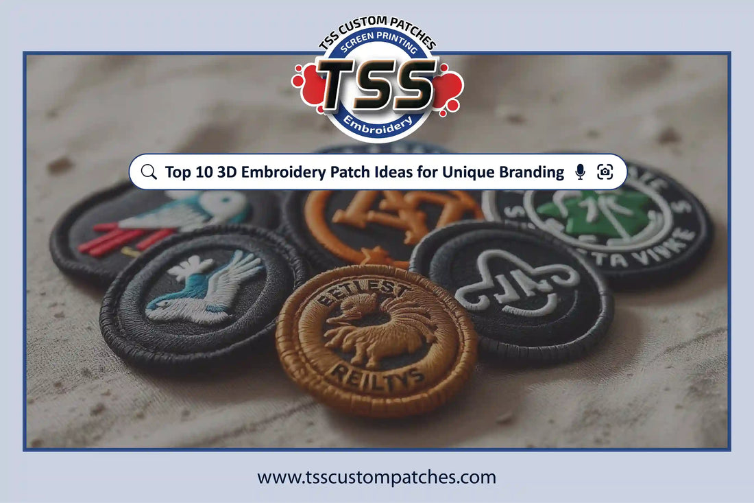 3D Embroidery Patch Ideas