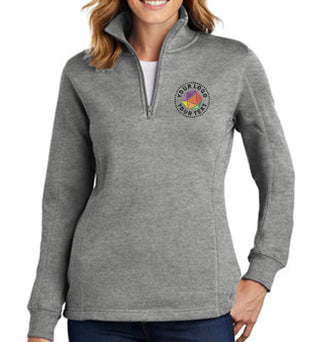 Sport-Tek® Women's 1/4-Zip Sweatshirt - LST253