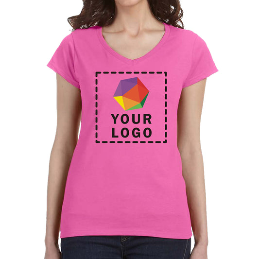 Gildan Ladies' SoftStyle® Fitted V-Neck T-Shirt - G64VL