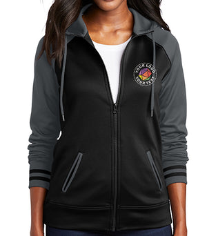 Sport-Tek® Women's Sport-Wick® Varsity Fleece Full-Zip Hooded Jacket - LST236