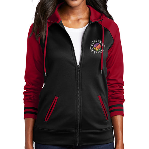 Sport-Tek® Women's Sport-Wick® Varsity Fleece Full-Zip Hooded Jacket - LST236