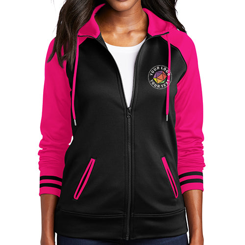 Sport-Tek® Women's Sport-Wick® Varsity Fleece Full-Zip Hooded Jacket - LST236