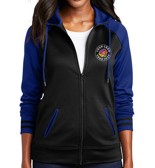 Sport-Tek® Women's Sport-Wick® Varsity Fleece Full-Zip Hooded Jacket - LST236