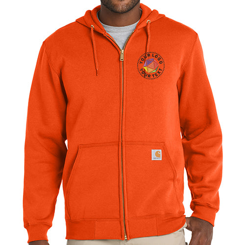 Carhartt ® Midweight Hooded Zip-Front Sweatshirt - CTK122