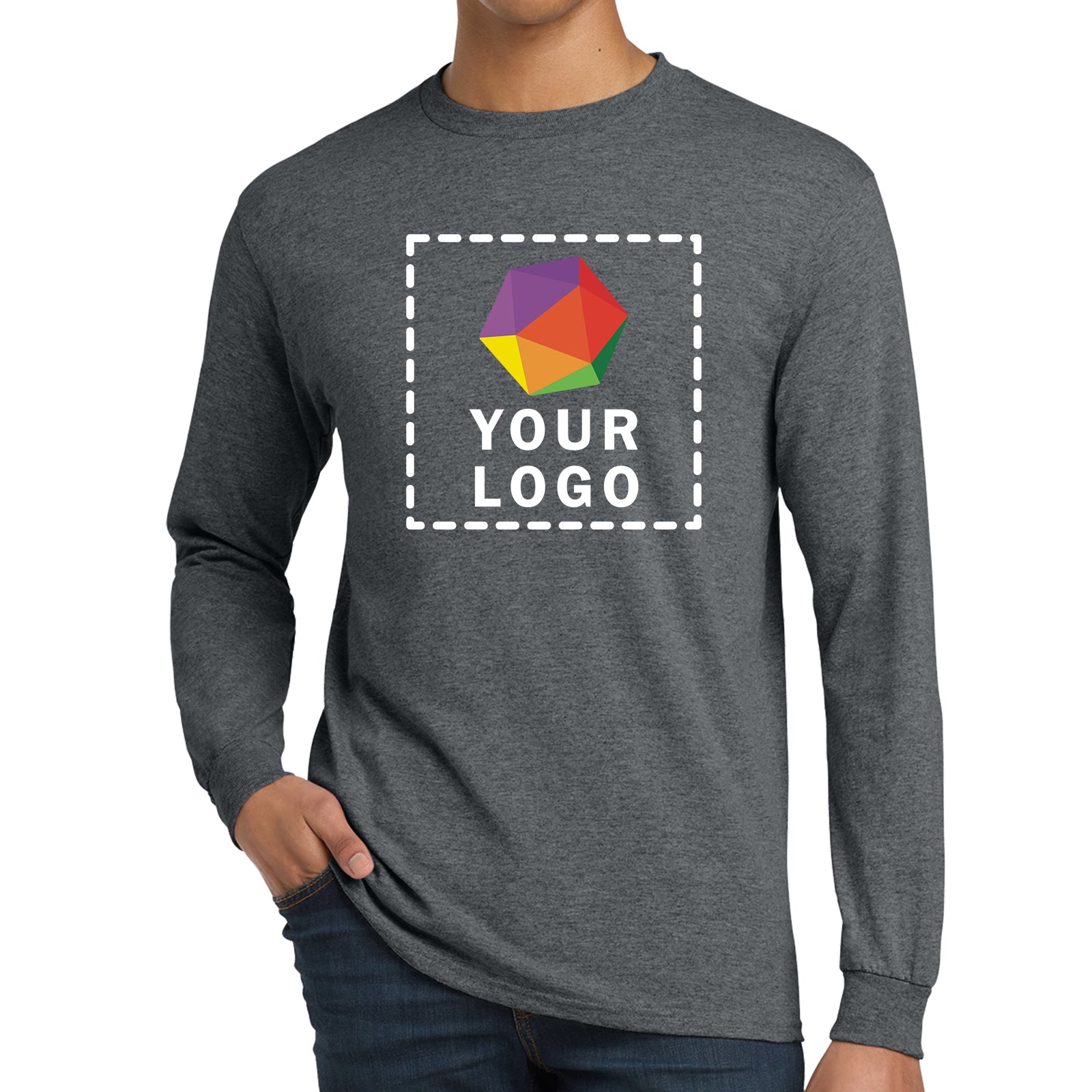 Gildan® - DryBlend® 50 Cotton/50 Poly Long Sleeve T-Shirt - 8400