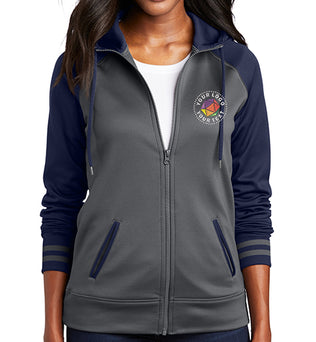 Sport-Tek® Women's Sport-Wick® Varsity Fleece Full-Zip Hooded Jacket - LST236