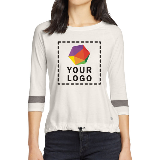 New Era ® Women's Tri-Blend 3/4-Sleeve Tee - LNEA136