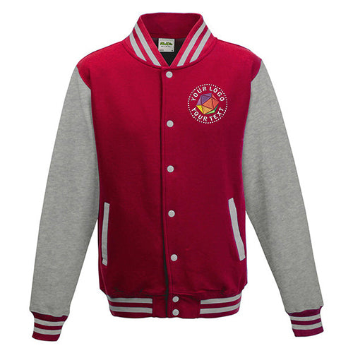 Just Hoods By AWDis Men's Heavyweight Letterman Jacket - JHA043