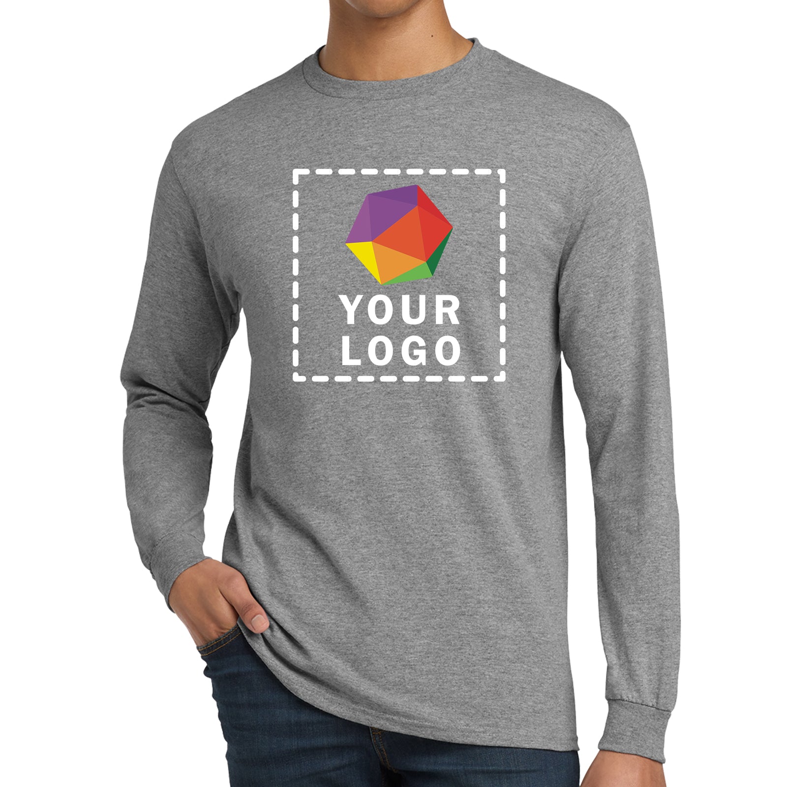 Gildan® - DryBlend® 50 Cotton/50 Poly Long Sleeve T-Shirt - 8400