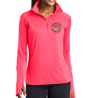 Sport-Tek® Women's Sport-Wick® Stretch 1/4-Zip Pullover - LST850