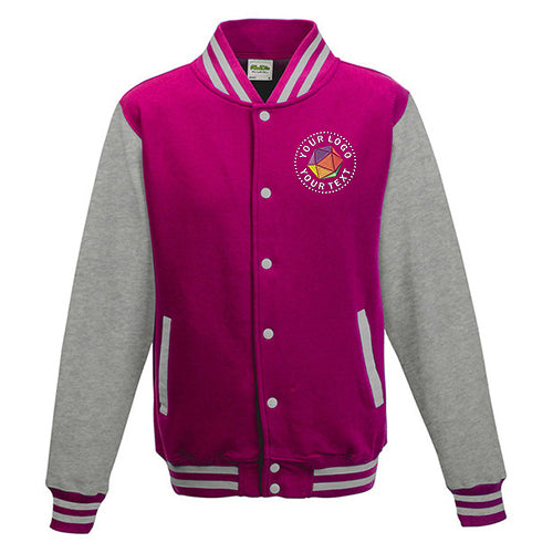 Just Hoods By AWDis Men's Heavyweight Letterman Jacket - JHA043