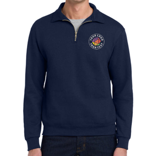 Jerzees® Super Sweats® NuBlend® - 1/4-Zip Sweatshirt with Cadet Collar