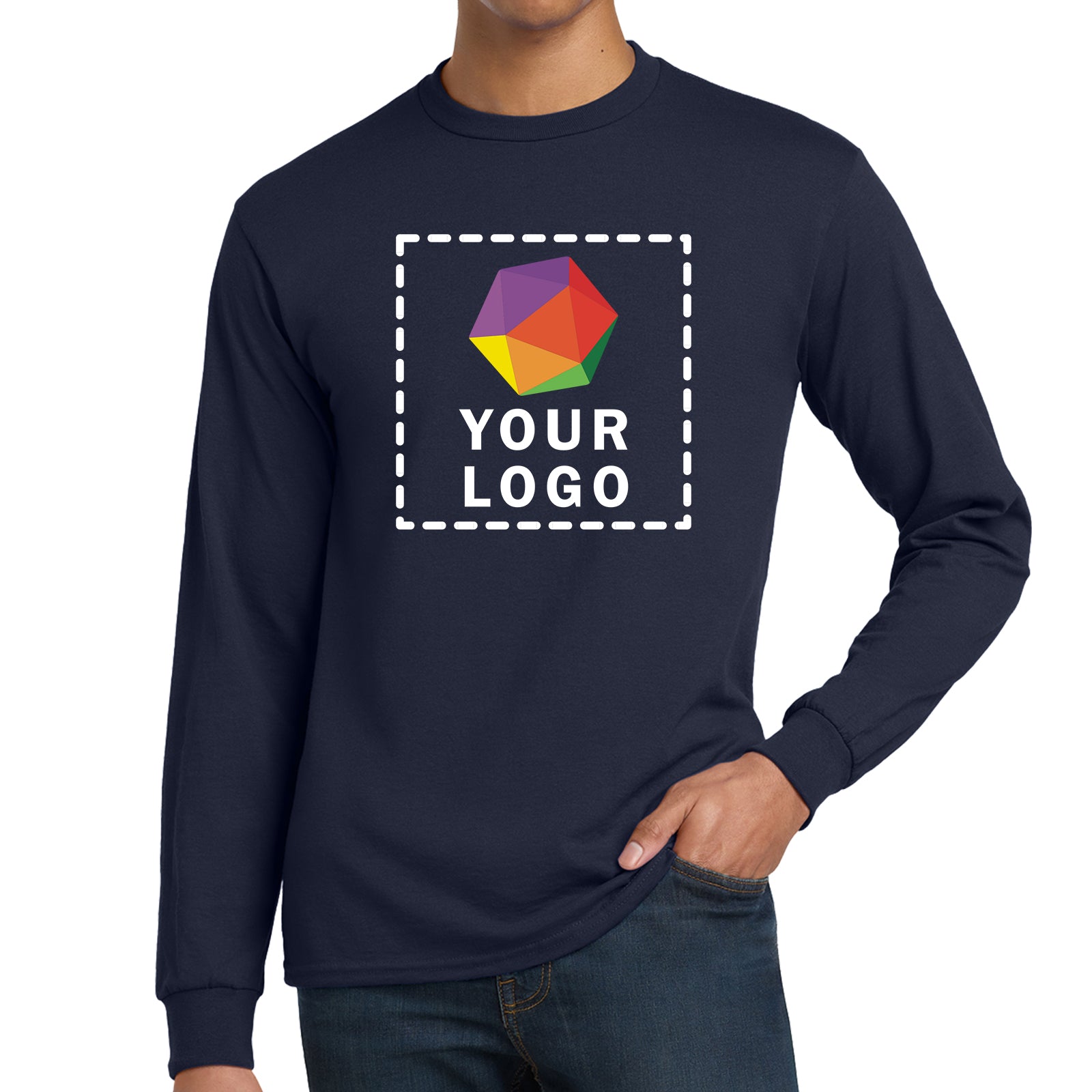 Gildan® - DryBlend® 50 Cotton/50 Poly Long Sleeve T-Shirt - 8400