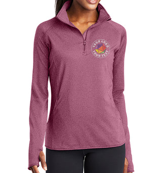 Sport-Tek® Women's Sport-Wick® Stretch 1/4-Zip Pullover - LST850