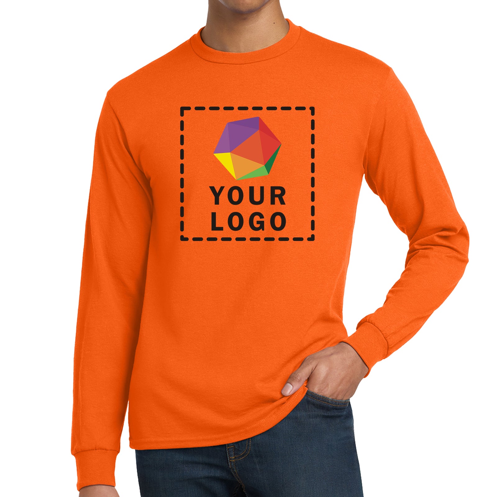 Gildan® - DryBlend® 50 Cotton/50 Poly Long Sleeve T-Shirt - 8400