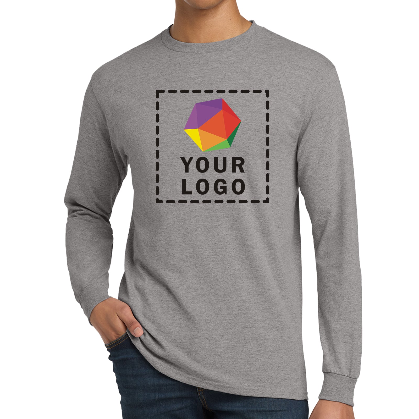 Gildan® - DryBlend® 50 Cotton/50 Poly Long Sleeve T-Shirt - 8400