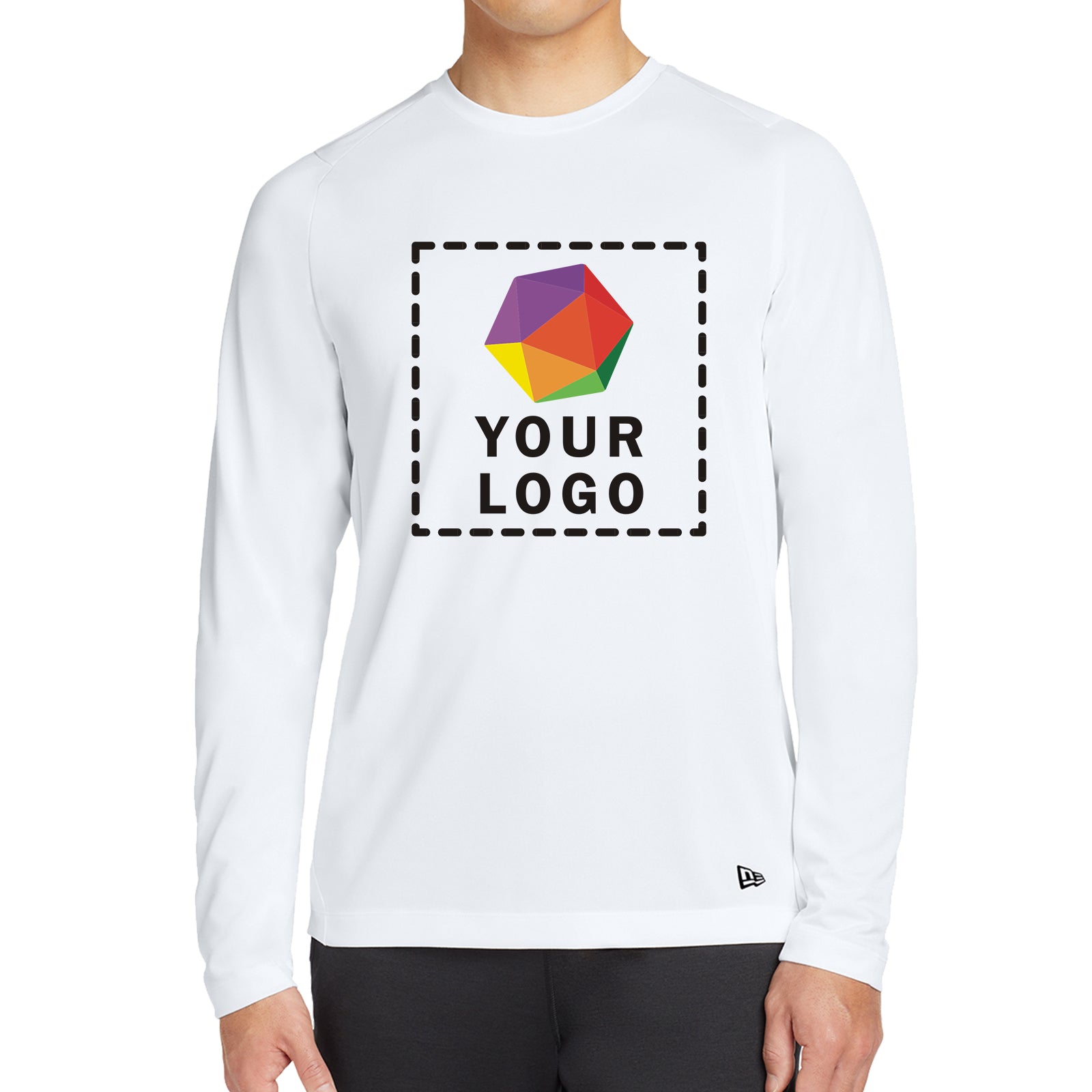 New Era® Series Performance Long Sleeve Crew Tee - NEA201