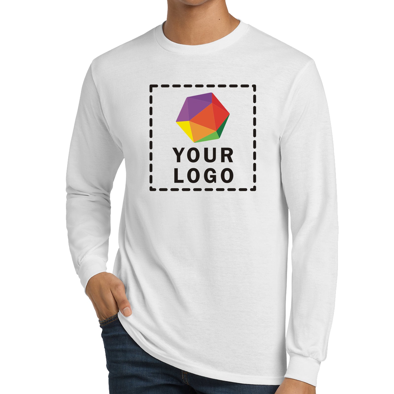 Gildan® - DryBlend® 50 Cotton/50 Poly Long Sleeve T-Shirt - 8400