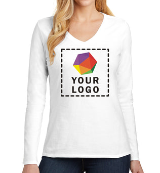 District ® Women’s Very Important Tee ® Long Sleeve V-Neck - DT6201