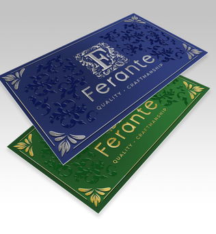 Dual Raised Business Cards - 2