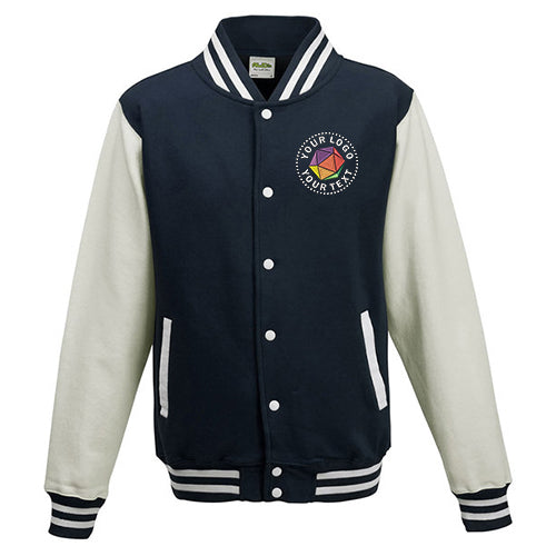 Just Hoods By AWDis Men's Heavyweight Letterman Jacket - JHA043